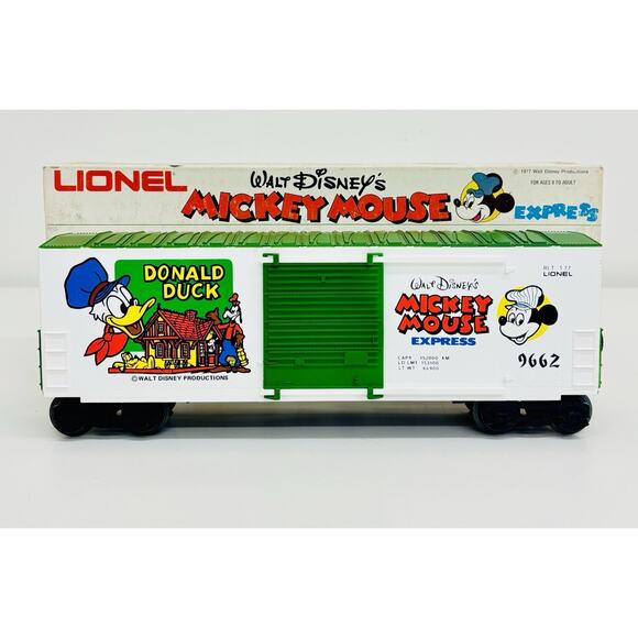 Lionel Donald Duck Hi-Cube Box Car Walt Disney's Mickey Mouse Express 6-9662 - Picture 1 of 10